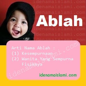 arti nama Ablah