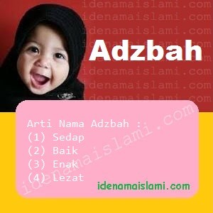 arti nama Adzbah