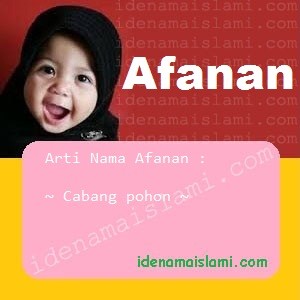 arti nama Afanan