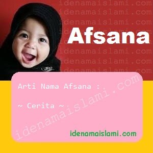 arti nama Afsana