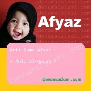 arti nama Afyaz