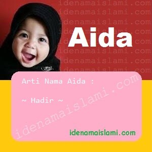 arti nama Aida