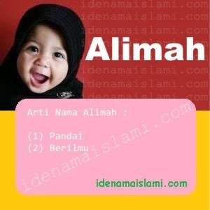 arti nama Alimah