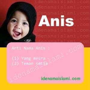arti nama Anis