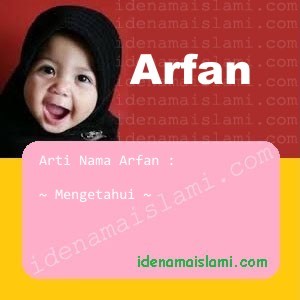arti nama Arfan