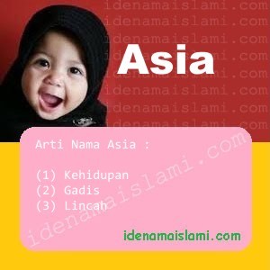 arti nama Asia