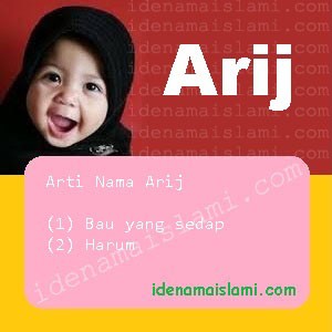 arti nama arij