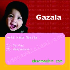 Arti Nama Gazala