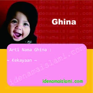 Arti Islami Nama Bayi Perempuan Islam Ghina Arti Nama Ghina