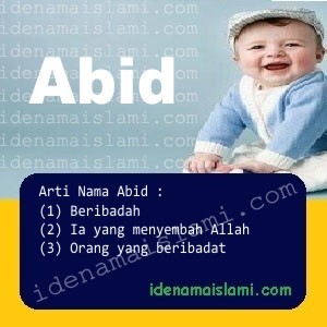 arti nama Abid