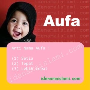 arti nama Aufa