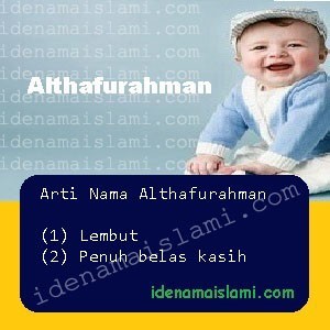 arti nama althafurahman