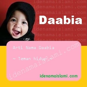 Arti Islami Nama Bayi Perempuan Islam Daabia arti nama daabia