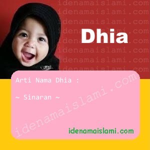 arti nama dhia