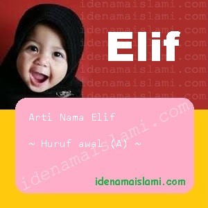 arti nama elif