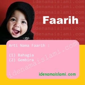 arti nama faarih