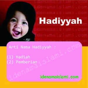 Arti Nama hadiyyah