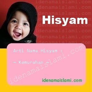 arti nama Hisyam