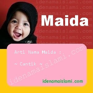 arti nama Maida