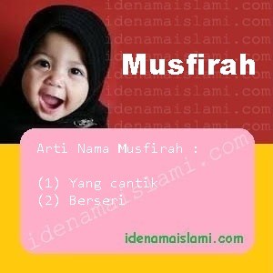 arti nama Musfirah