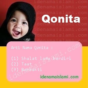 arti nama Qonita