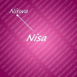 Variasi Nama Nisa untuk Nama Bayi Perempuan Islami variasi arti nama Nisa untuk nama bayi perempuan islami