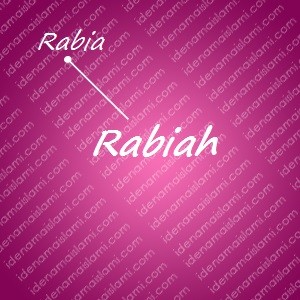 Variasi Nama Rabiah untuk Nama Bayi Perempuan Islami variasi arti nama Rabiah untuk nama bayi perempuan islami