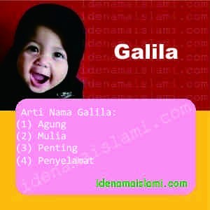 Arti Nama Galila