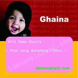 Arti Nama Ghaina