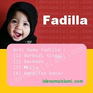 arti nama Fadilla