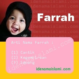 arti nama Farrah