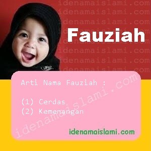 arti nama Fauziah
