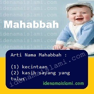 arti nama Mahabbah