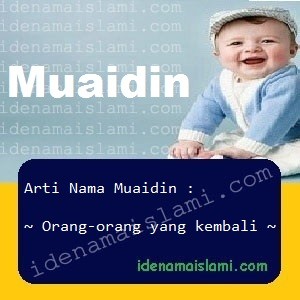 arti nama Muaidin