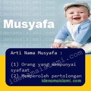 arti nama Musyafa