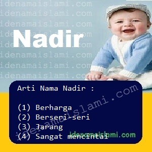 arti nama Nadir