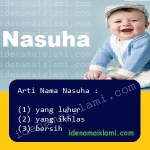 arti nama Nasuha