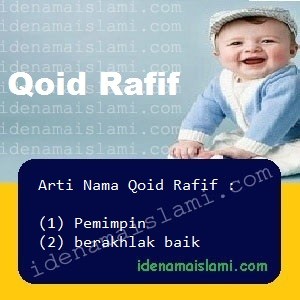 arti nama Qoid Rafif