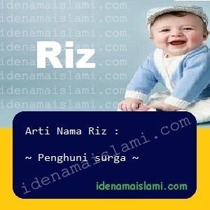 arti nama Riz