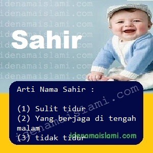 arti nama Sahir
