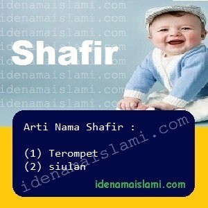 arti nama Shafir