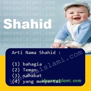 arti nama Shahid