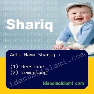 Arti Islami Nama Bayi Laki Laki Islam Shariq arti nama Shariq