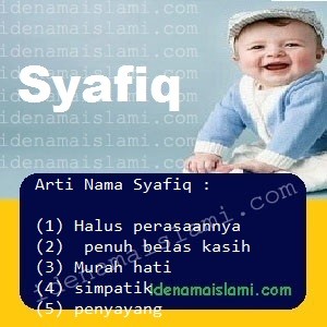 arti nama Syafiq