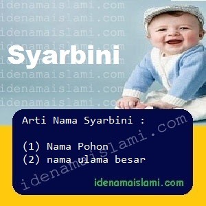 arti nama Syarbini