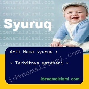 arti nama Syuruq