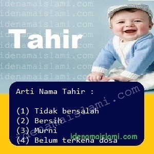 arti nama Tahir