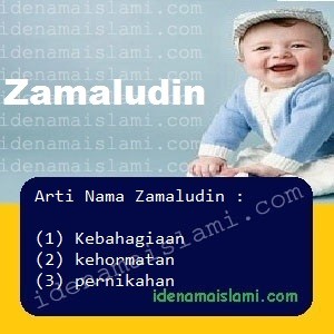 arti nama Zamaludin