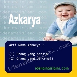 arti nama Azkarya