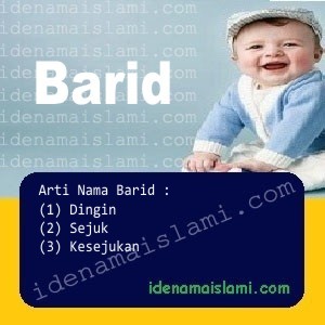 arti nama Barid